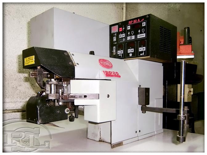 Máquina de Ribetear Plantillas con Cola Térmica 'RP 80 A' 2